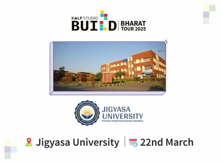 BUILD Bharat Tour 2025 - Jigyasa University